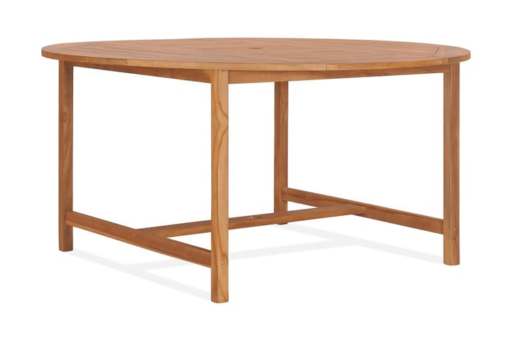 Trädgårdsbord 150x76 cm massiv teak - Brun - Utemöbler - Trädgårdsbord & Utebord - Matbord ute
