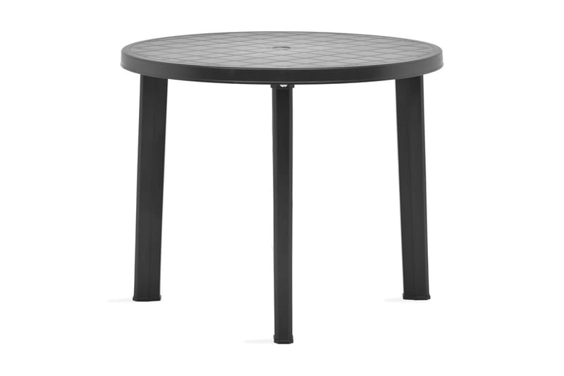 Trädgårdsbord antracit 89 cm plast - Grå - Utemöbler - Trädgårdsbord & Utebord - Matbord ute
