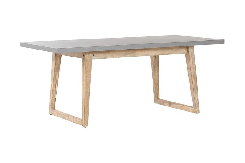 Trädgårdsbord grå 180 x 90 cm ORIA - Grå - Utemöbler - Trädgårdsbord & Utebord - Matbord ute