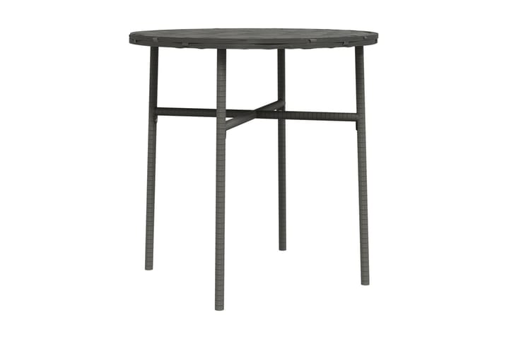 Trädgårdsbord grå 45 cm konstrotting - Grå - Utemöbler - Trädgårdsbord & Utebord - Matbord ute