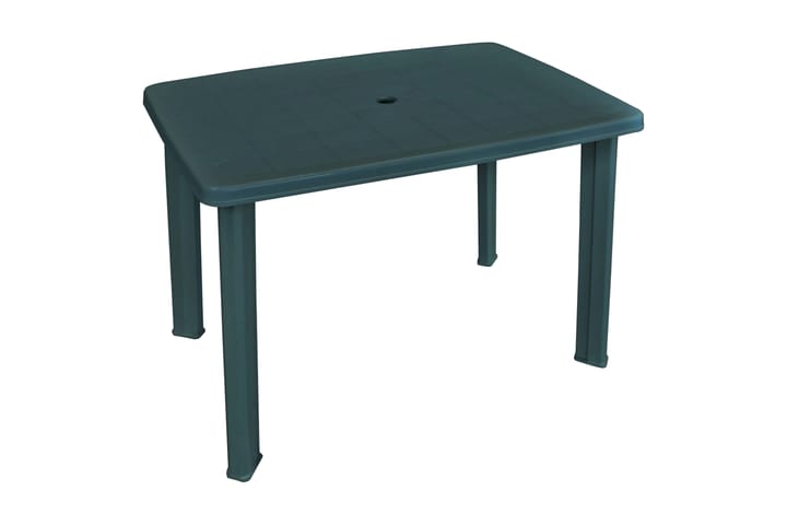 Trädgårdsbord grön 101x68x72 cm plast - Grön - Utemöbler - Trädgårdsbord & Utebord - Matbord ute