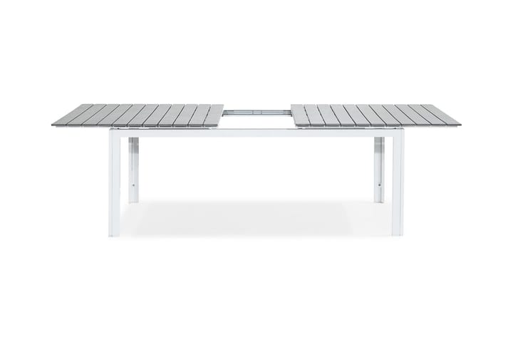 TUNIS Förlängningsbart Matbord 280 cm Vit/Grå - Utemöbler - Trädgårdsbord & Utebord - Matbord ute