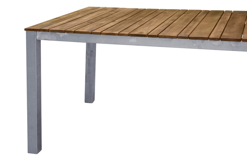 ZENIA Matbord 200 cm Silver/Brun - Venture Home - Utemöbler - Trädgårdsbord & Utebord - Matbord ute