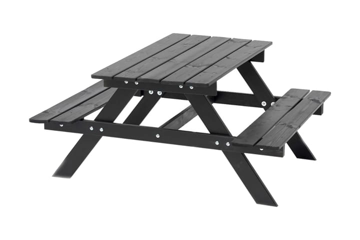 HILLERSTORP PICNIC MINI Picknickbord 106x90 cm Tall/Svart - Utemöbler - Trädgårdsbord & Utebord - Picknickbord
