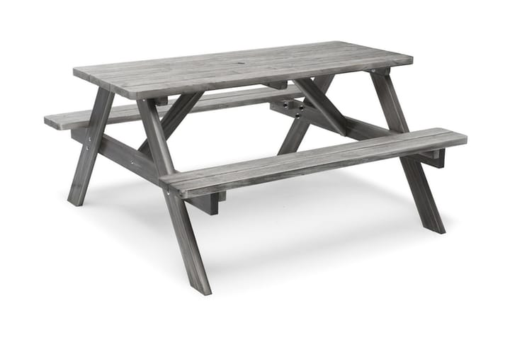 HILLERSTORP PICNIC Picknickbord A-Modell Whitewash - Utemöbler - Utebord - Picknickbord