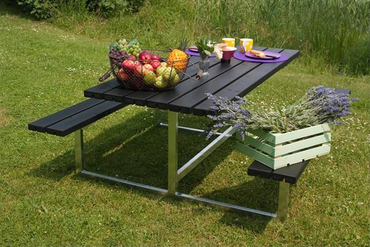 PLUS Basic bord- och bänkset 177 cm - Utemöbler - Trädgårdsbord & Utebord - Picknickbord