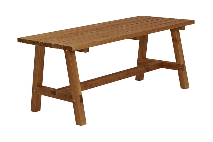PLUS Country Plankbord 177 cm Grundmålat Teak - Utemöbler - Trädgårdsbord & Utebord - Picknickbord