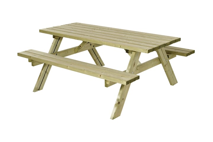 PLUS Gudrun Picknickbord med Bänk Trä - Utemöbler - Övrigt utemöbler - Tillbehör - Övriga trädgårdstillbehör