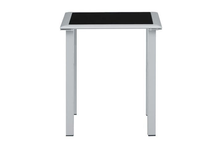 Solsängar 2 st med bord aluminium taupe - Brun - Utemöbler - Utestolar & fåtöljer - Solsängar & solvagnar
