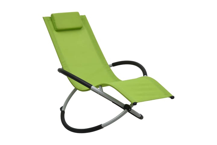 Solstol för barn stål grön - Grön - Utemöbler - Utestolar & fåtöljer - Solstol