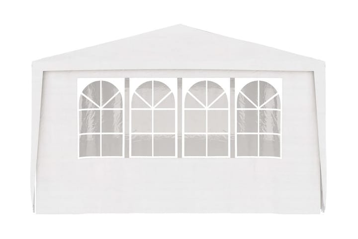 Professionellt partytält med väggar 4x6 m vit 90 g/m² - Vit - Utemöbler - Utomhusförvaring - Trädgårdstält & förvaringstält - Partytält